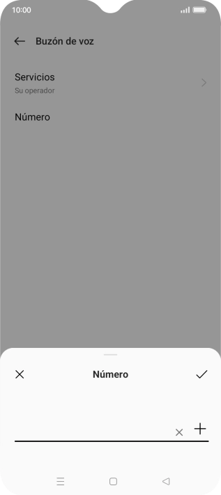 Introduce 22177 y pulsa el icono de aceptar.