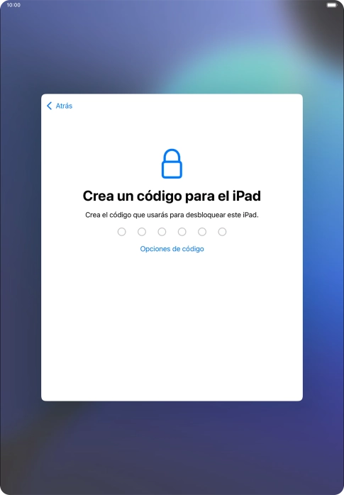 Pulsa Opciones de código.
