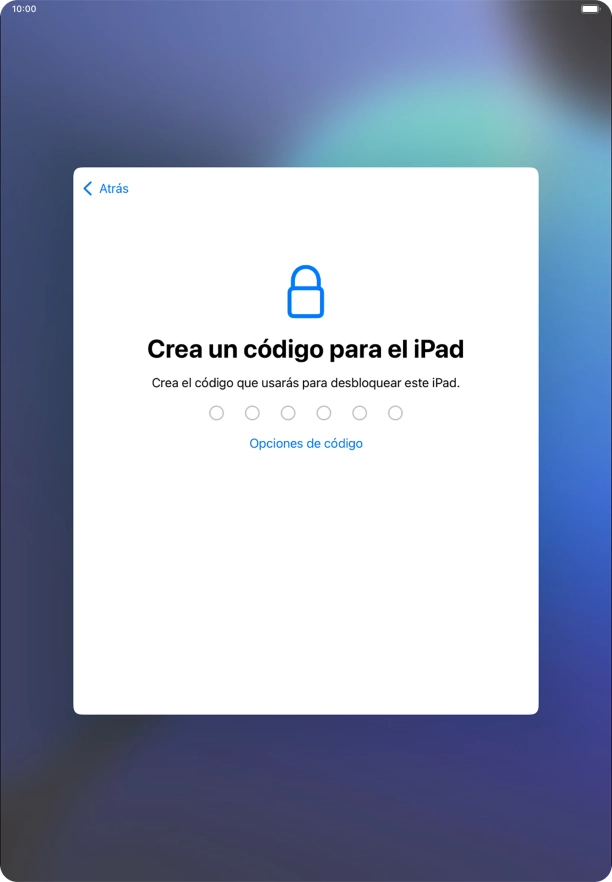 Pulsa Opciones de código.