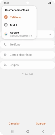 Pulsa Teléfono.
