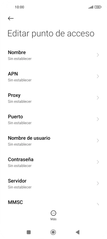 Pulsa Nombre.