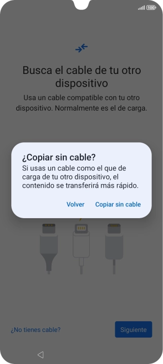 Pulsa Copiar sin cable.