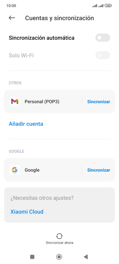 Pulsa el indicador junto a 