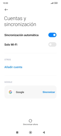 Pulsa Añadir cuenta.