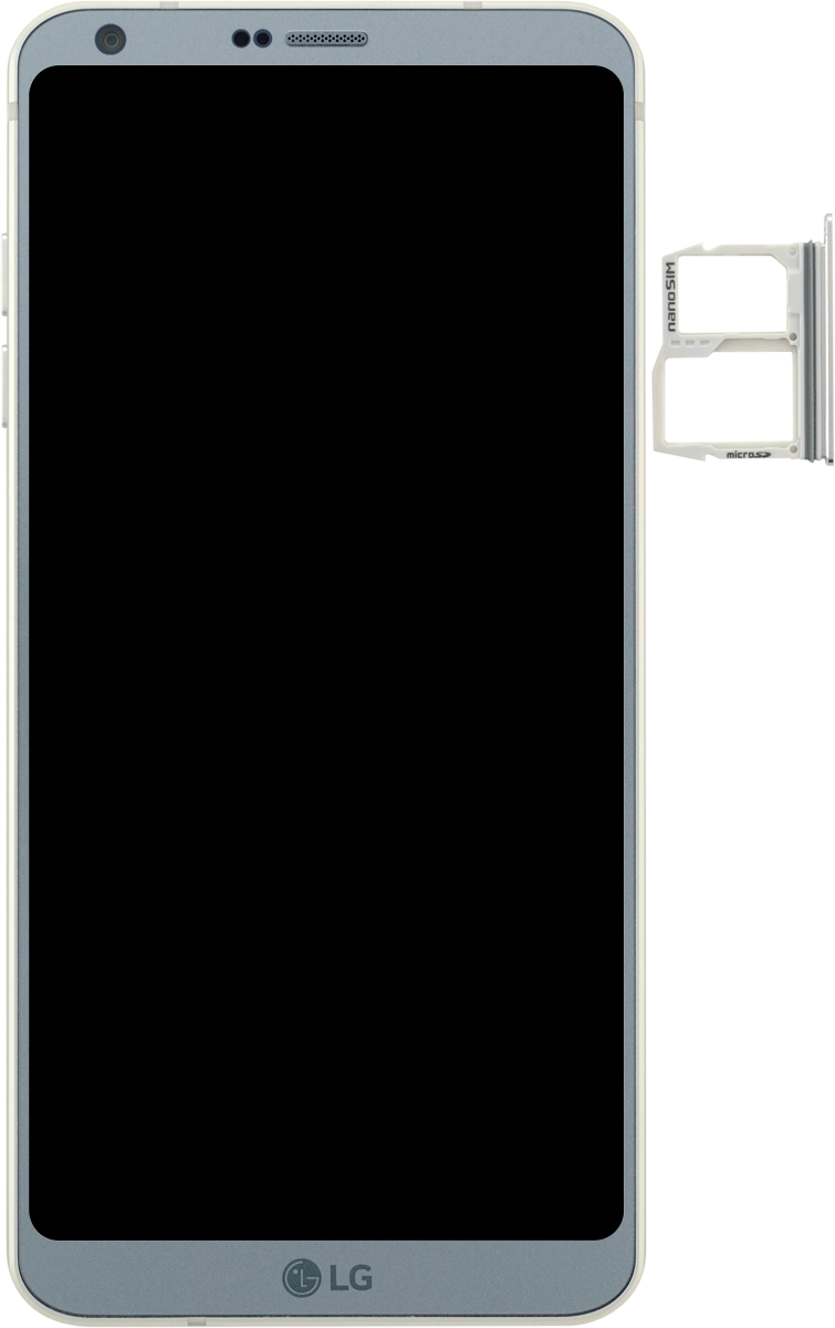 Gira la tarjeta SIM de modo que la esquina biselada de la tarjeta coincida con la esquina biselada de su contenedor.