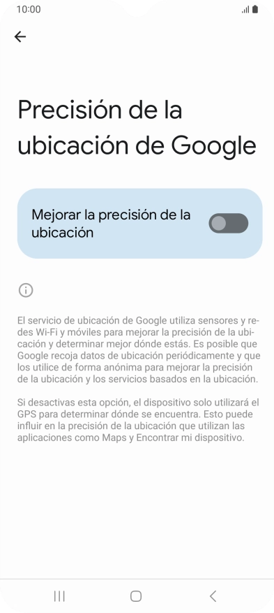 Si pulsas el indicador junto a 
