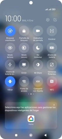 Pulsa Ahorro de batería para activar la función.