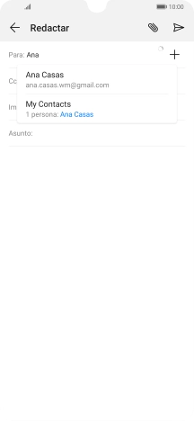Pulsa el contacto deseado.