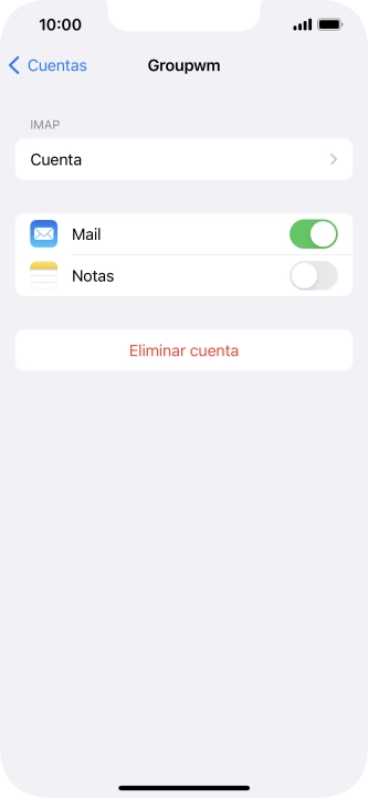 Pulsa Cuenta.