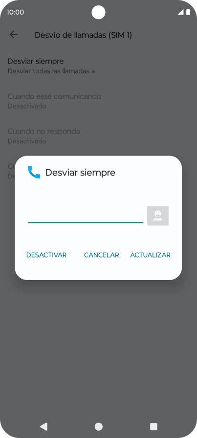 Pulsa DESACTIVAR.
