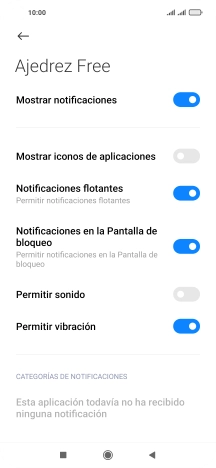Pulsa el indicador junto a 