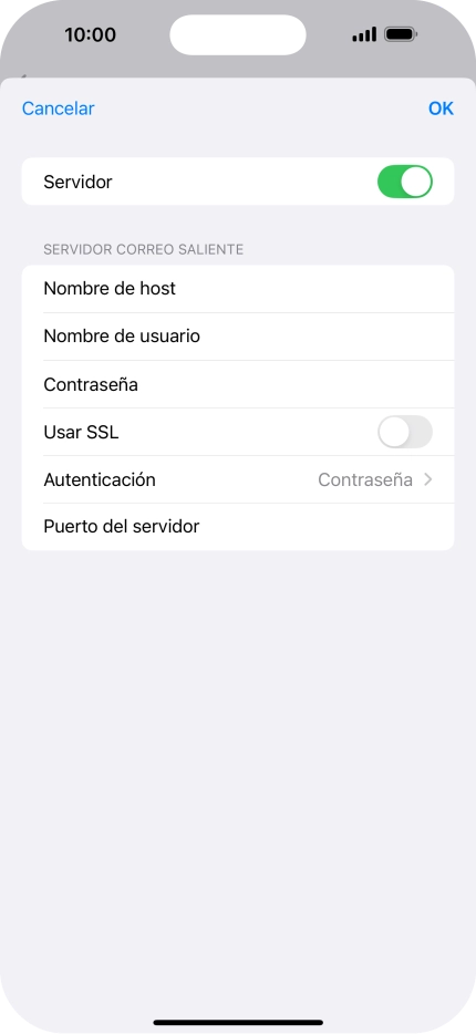 Pulsa el indicador junto a 