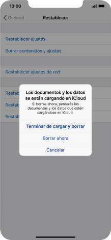 Pulsa el ajuste deseado.