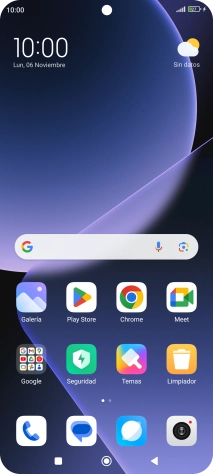 Cuando el icono de carga de batería aparece en la pantalla, el teléfono se está cargando.