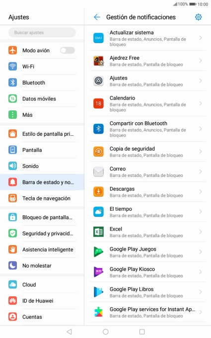 Pulsa la app deseada.