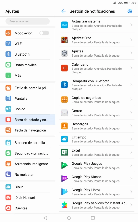 Pulsa la app deseada.
