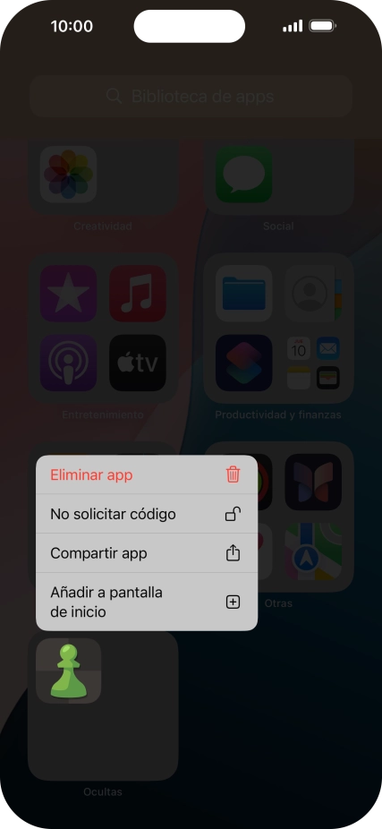Pulsa No solicitar código.
