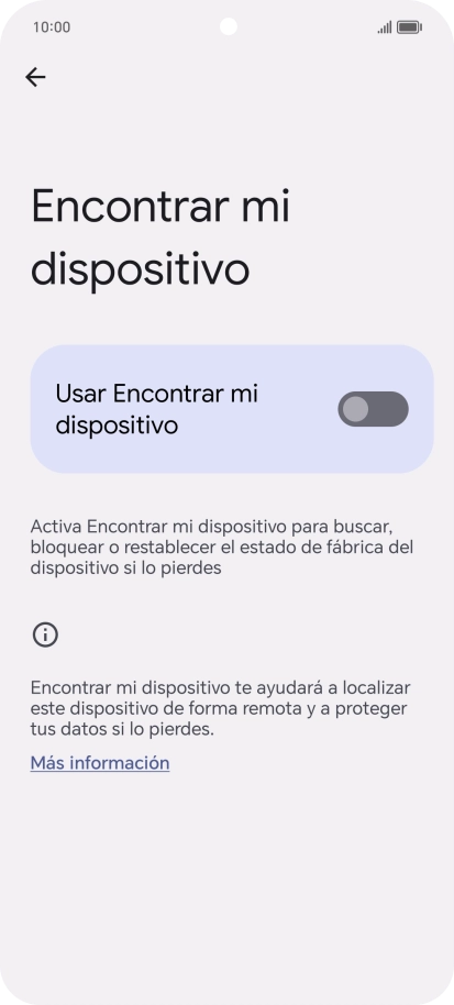Pulsa el indicador junto a 