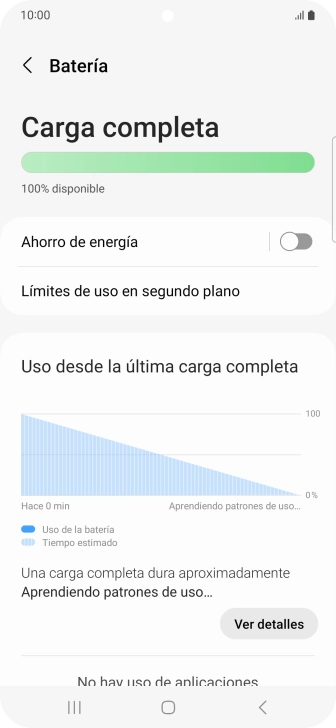 Pulsa Ahorro de energía.