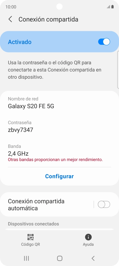 Pulsa la tecla de inicio para terminar y regresar a la pantalla de inicio.