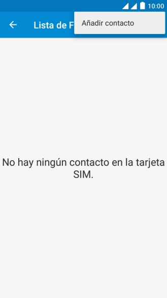 Pulsa Añadir contacto.