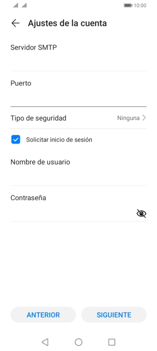 Pulsa Tipo de seguridad.