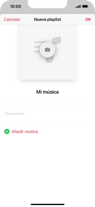 Pulsa Añadir música.