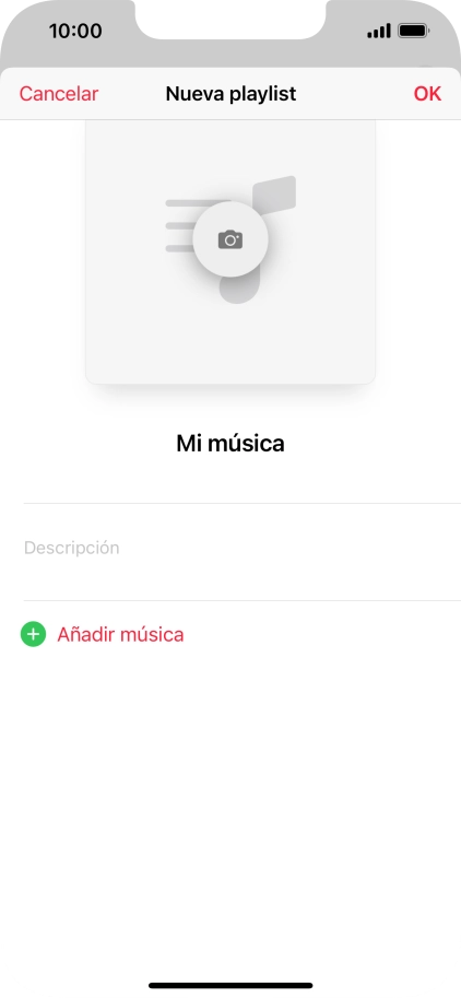 Pulsa Añadir música.