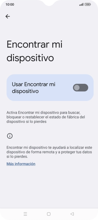 Pulsa el indicador junto a 