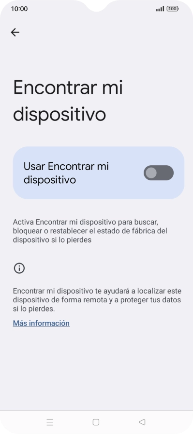 Pulsa el indicador junto a 