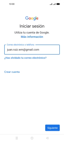 Pulsa Siguiente.