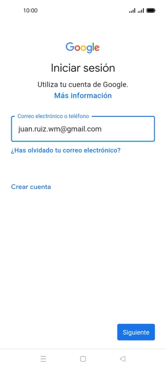 Pulsa Siguiente.