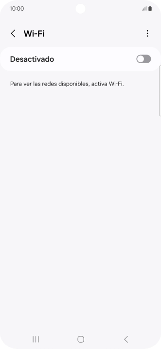 Pulsa el indicador para activar la función.