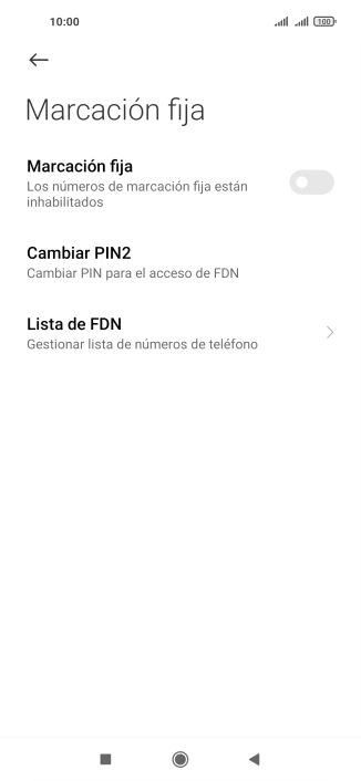 Pulsa el indicador junto a 