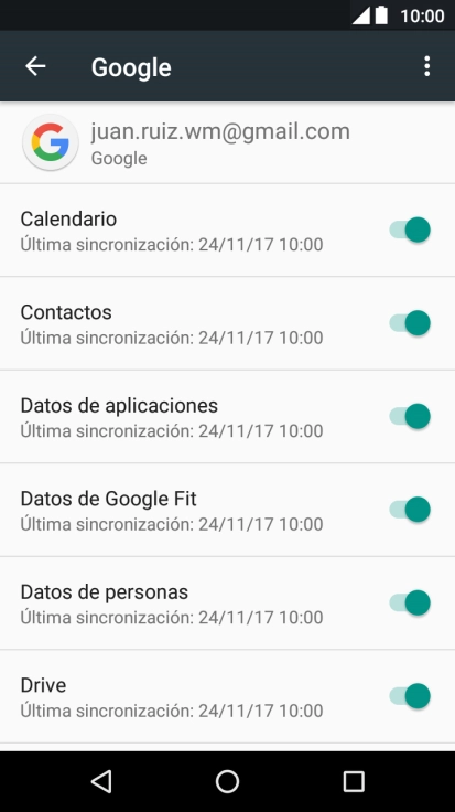 Pulsa la tecla de inicio para terminar y regresar a la pantalla de inicio.