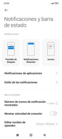 Pulsa Notificaciones de aplicaciones.