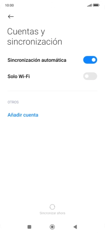 Pulsa Añadir cuenta.