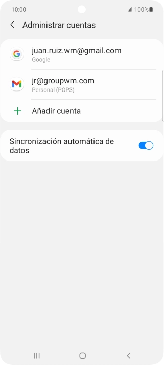 Pulsa la tecla de inicio para terminar y regresar a la pantalla de inicio.