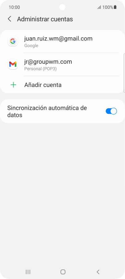 Pulsa la tecla de inicio para terminar y regresar a la pantalla de inicio.