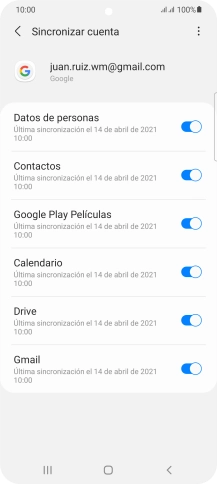 Pulsa la tecla de inicio para terminar y regresar a la pantalla de inicio.