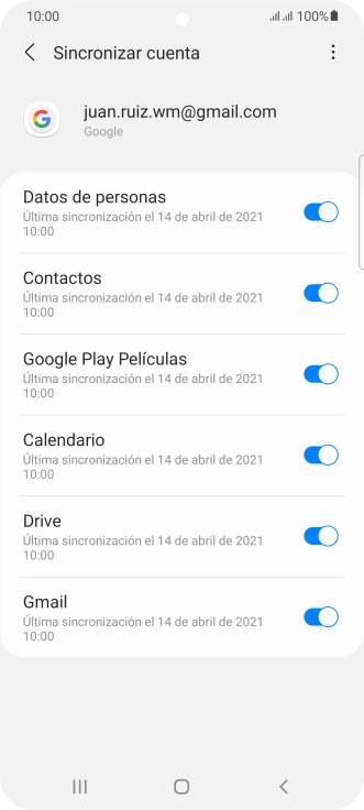 Pulsa la tecla de inicio para terminar y regresar a la pantalla de inicio.