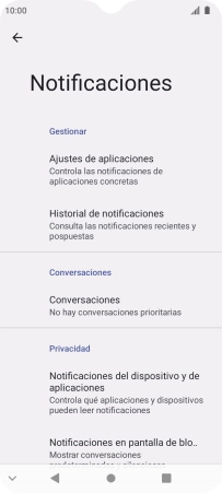 Pulsa Ajustes de aplicaciones.