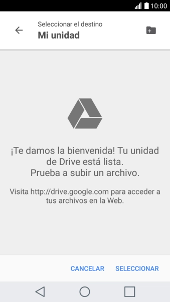 Pulsa el icono de nueva carpeta.