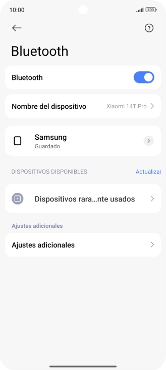 Desliza el dedo hacia arriba desde la parte inferior de la pantalla para terminar y volver a la pantalla de inicio.