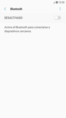 Pulsa el indicador para activar la función.