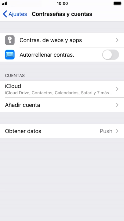 Pulsa Añadir cuenta.