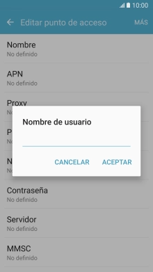 Introduce wap@wap y pulsa ACEPTAR.