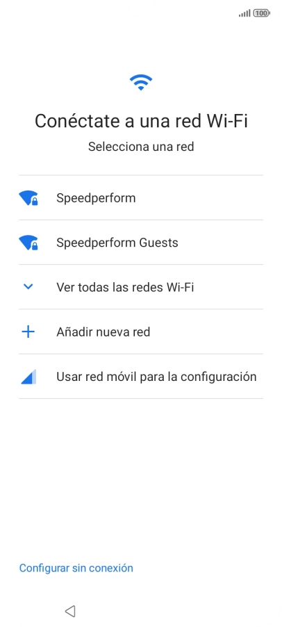 Pulsa la red wifi deseada.