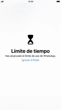 Pulsa Ignorar el límite.