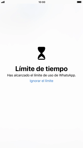 Pulsa Ignorar el límite.